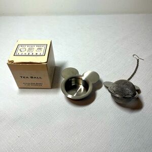 Mickey Mouse Stainless Steel Tea Ball Infuser. Walt Disney World Home. NEW
